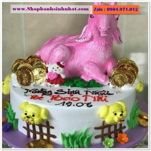 Bánh Sinh Nhật Con Dê - YK18